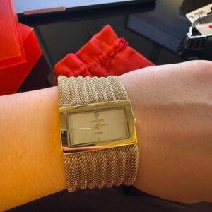 MUST GO - Women's Anne Klein Mesh Strap Diamond Watch